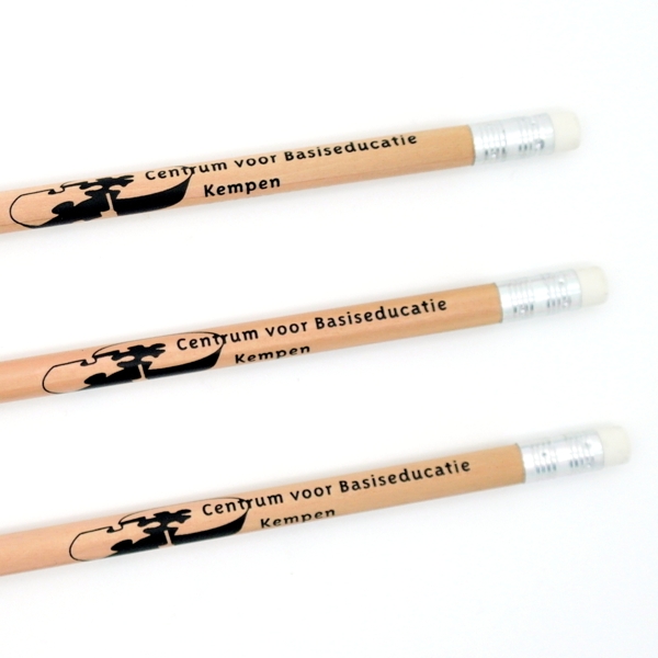 Pencil with eraser, round - FSC 100%